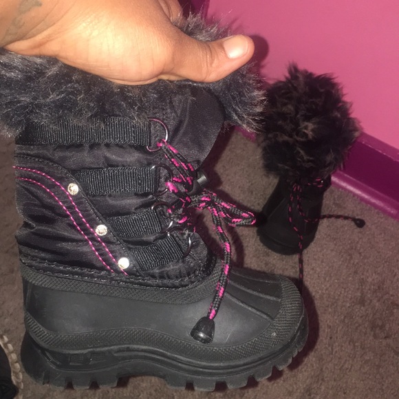 Toddler Girls Snow Boots - Picture 3 of 6